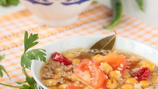 Рецепт Супа из нута, кокоса и томатов