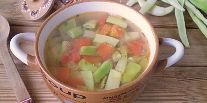 Рецепт супа из стручковой фасоли