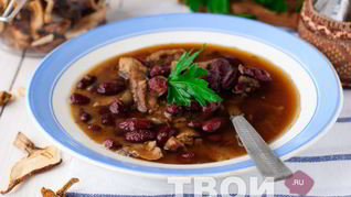 Рецепт Супа из сушеных грибов