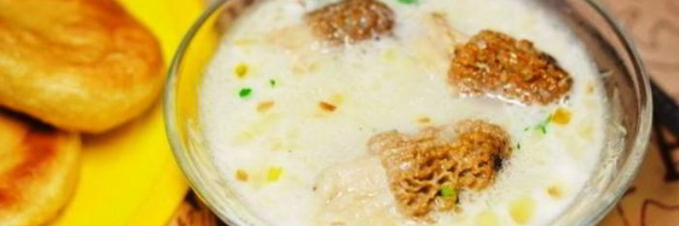 Рецепт Супа из свежих сморчков