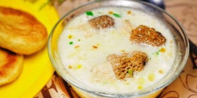 Рецепт супа из свежих сморчков