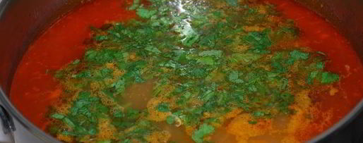 Шаг 9: густого супа харчо с айвой