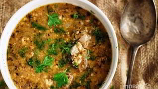 Рецепт Харчо без помидоров