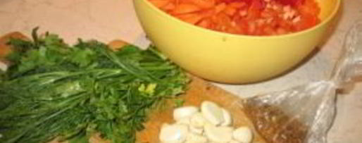 Шаг 2: харчо из баранины с ткемали