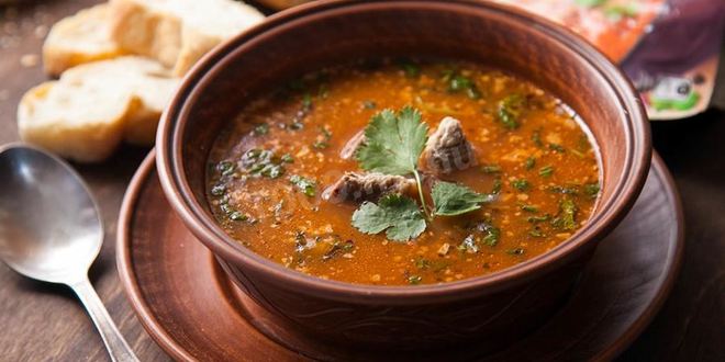 Рецепт харчо из говядины с грецкими орехами