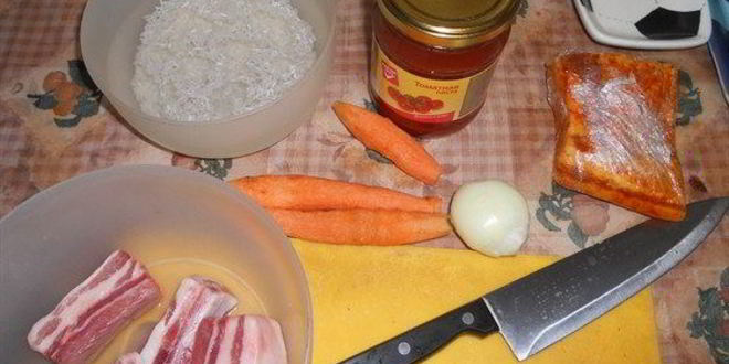 Рецепт харчо из копченой свинины с морковкой