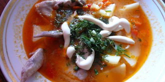 Рецепт харчо из куриных крылышек