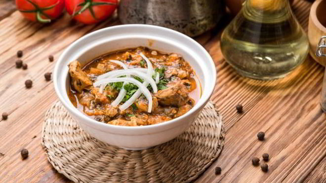 Рецепт Харчо из курицы с орехами