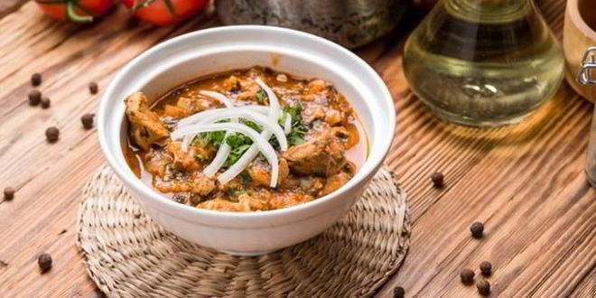 Рецепт харчо из курицы с орехами