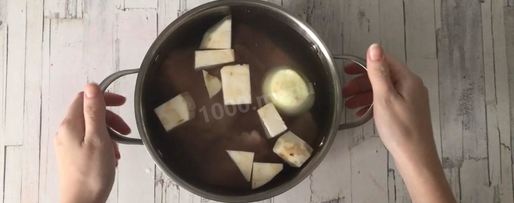 Шаг 1: харчо классический с курицей