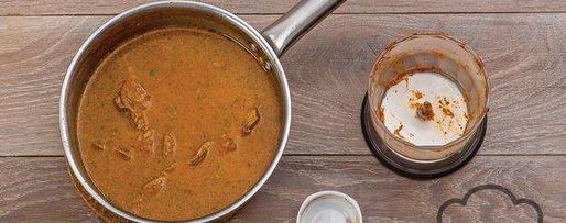 Шаг 6: харчо с классическом соусом ткемали и бараниной