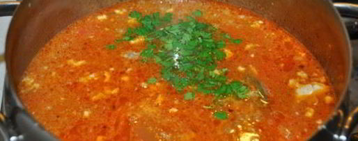 Шаг 3: харчо с курицей