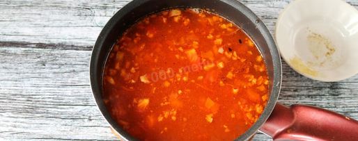 Шаг 8: супа харчо из свинины с рисом