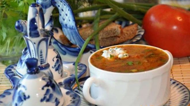 Рецепт Супа Харчо из телятины по-домашнему