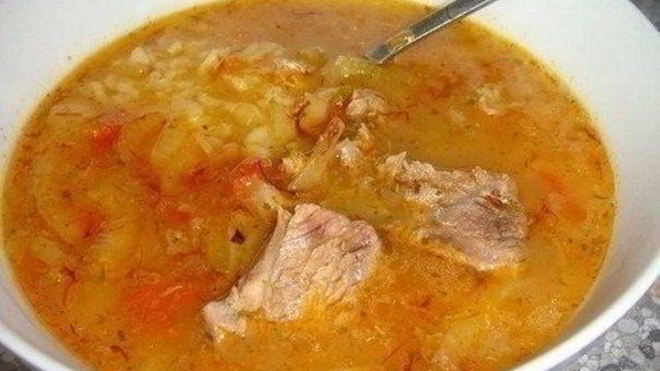 Рецепт Супа Харчо по-грузински с грецкими орехами