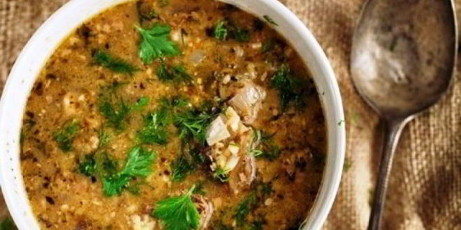 Рецепт супа харчо постный