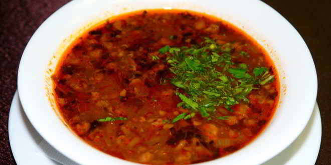 Рецепт супа харчо с черносливом