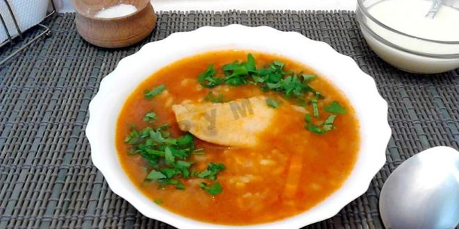 Рецепт супа харчо с картошкой рисом и курицей