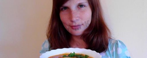 Шаг 13: супа харчо с картошкой рисом и курицей