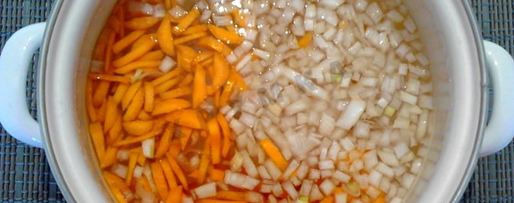 Шаг 3: супа харчо с картошкой рисом и курицей