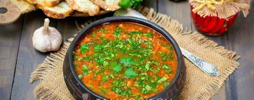 Шаг 18: супа харчо с курицей и рисом