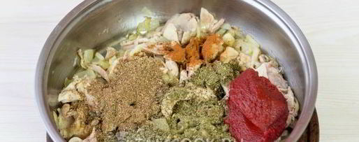 Шаг 13: супа харчо с курицей и рисом