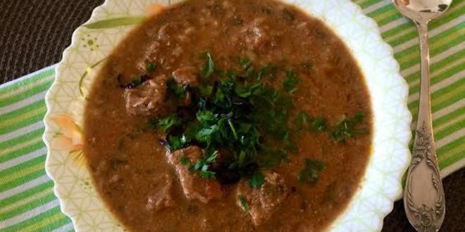 Рецепт супа харчо с орехами