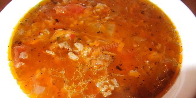 Рецепт супа харчо с тушенкой