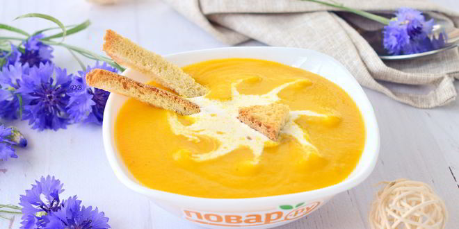 Рецепт супа-потажа морковного