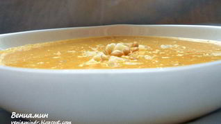 Рецепт Чечевично-морковного суп-пюре с имбирем