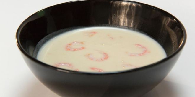 Рецепт фасолевого супа-пюре с креветками