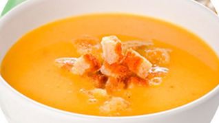 Рецепт Горохового супа-пюре с сухариками