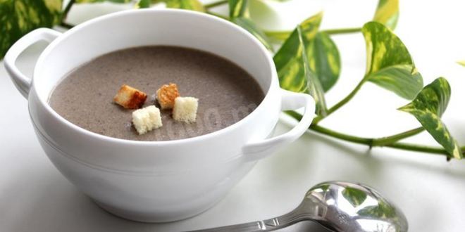 Рецепт грибного супа-пюре с белыми грибами