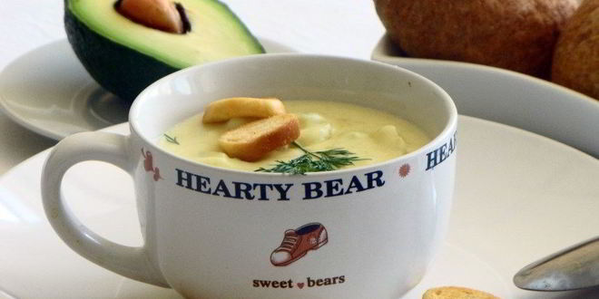 Рецепт картофельно-кабачкового суп-пюре с авокадо