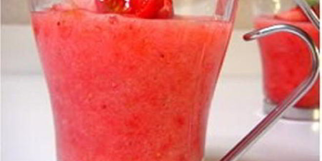 Рецепт клубничного супа-пюре