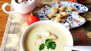Рецепт Кукурузного супа-пюре с гребешками