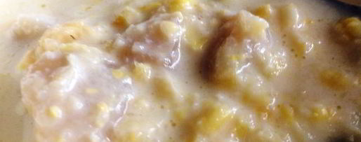 Шаг 3: кукурузного супа-пюре с гребешками