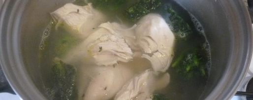 Шаг 2: куриного супа-пюре для детей