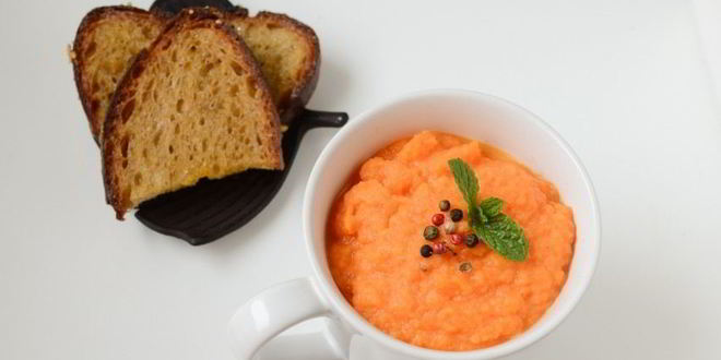 Рецепт морковного супа-пюре с имбирем
