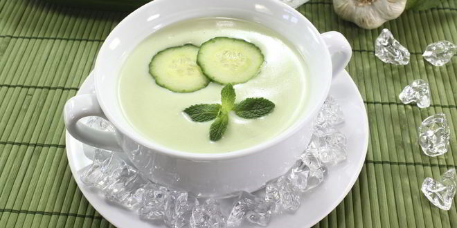 Рецепт огуречного супа-пюре