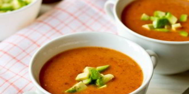 Рецепт острого супа-пюре из фасоли с авокадо