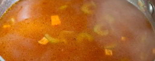 Шаг 6: острого супа-пюре из фасоли с авокадо