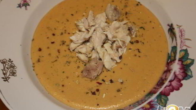 Рецепт Пикантного супа-пюре из красной чечевицы