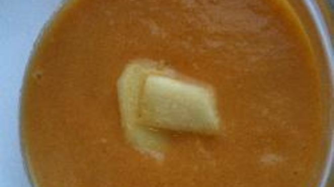 Рецепт Простого морковного супа-пюре с имбирем