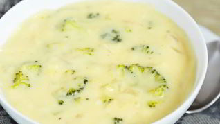 Рецепт Супа-пюре из брокколи и сыра