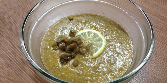 Рецепт супа-пюре из чечевицы зеленой