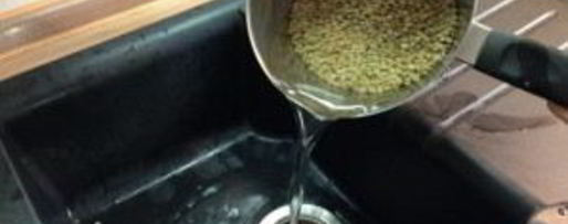 Шаг 1: супа-пюре из чечевицы зеленой