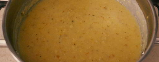 Шаг 2: супа-пюре из чечевицы