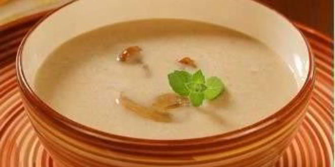 Рецепт супа-пюре из фасоли с грибами