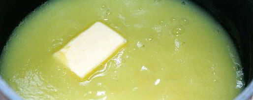 Шаг 2: супа-пюре из кабачков со сливками